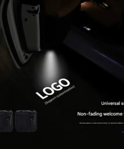 Car Welcome Light Wireless Carbon Fiber Pattern Infrared Door Sensor Projection Light Ambient Light