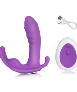 ASJM International - Frequency 10Invisible Wearable Butterfly Wireless Remote Control Female Vibrator With Frequency Conversion And Strong Vibration Function Adult Erotic Toy With Remote Control