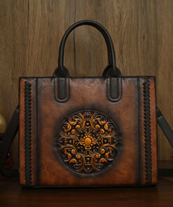 ASJM International - Large-Capacity Vintage Womens Shoulder Handbag