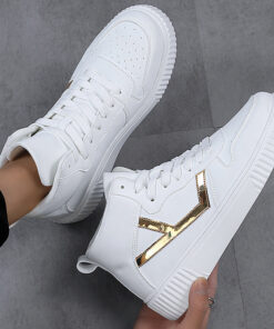 ASJM International - New Mid-top Couple Shoes Spring Korean-style Sneakers