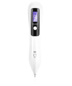 ASJM International - Portable LCD Dot Mole Freckle Spot Tattoo Removal Pen Beauty Skin Machine White