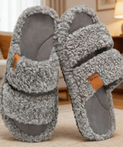ASJM International - Silent Minimalist Cotton Slippers For Men And WomenWith A Soft