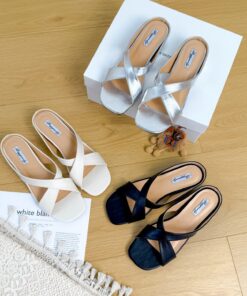 ASJM International - Spring Summer New Outerwear Shoes French-style Open-toe Wedge Sandals