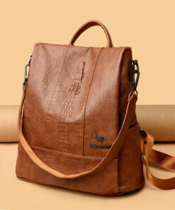 ASJM International - Womens Large-Capacity Handbag Multi-Functional And Anti-Theft