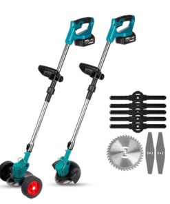 Foldable Lithium Battery Lawn Mower Electric Multi Function Household Mini Handheld Grass Trimmer