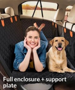 Heavy-duty Extended Car Seat Cover With A Pet Mat For Vehicles