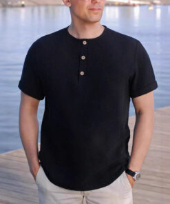 Mens Summer Breathable Short-sleeve New Thin T-shirt