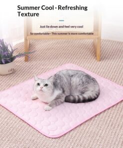 Pet Sofa Cooling Ice Silk Pad Temperature Lowering Sleeping Mat