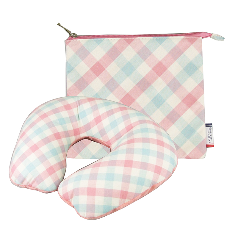 Inflatable U Shaped Travel Neck Pillow Portable Car Flight Head Rest Cushion P Ink