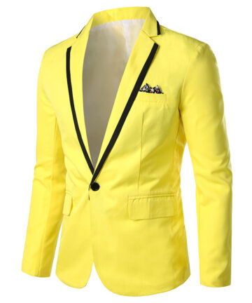New European And American Men's Lapel Suit