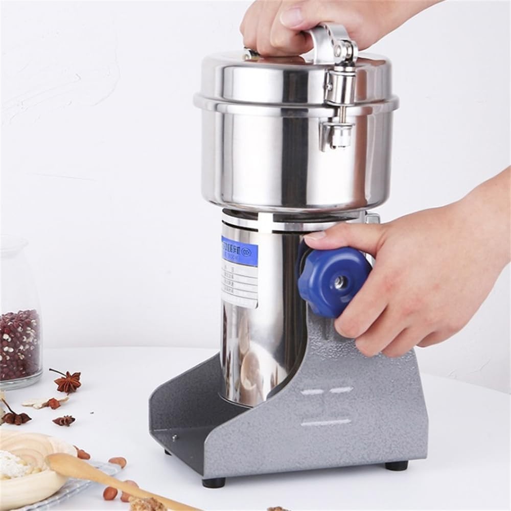 Electric Dry Food Grinder Machine Grains Spices Hebals Mill Cereal Grinding 800G - Image 4